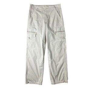 American Eagle Women's Beige Baggy Jogger Cargo Pants  Size 2  NWOT  Casual  BTS